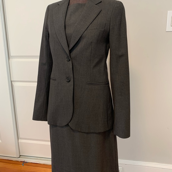 Theory Jackets & Blazers - Theory charcoal blazer in stretch wool size 4